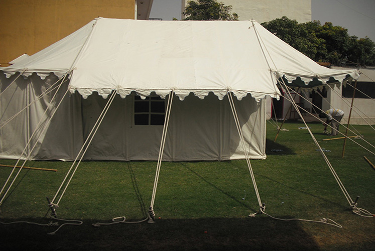 Side view from outside of tent image not found